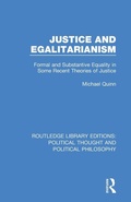 Cover: Justice and Egalitarianism - Routledge