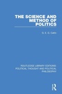 Cover: The Science and Method of Politics - Routledge