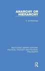 Cover: Anarchy or Hierarchy - Routledge