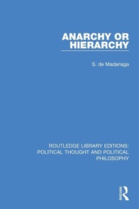 Enlarge image Cover: Anarchy or Hierarchy - Routledge