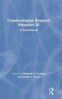 Cover: Communication Research Measures III - Routledge
