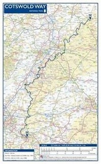 Abbildung von: Cotswold Way National Trail Road Map - Geographers' A-Z Map Co Ltd