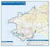 Abbildung von: Pembrokeshire Coast Path National Trail Road Map - Geographers' A-Z Map Co Ltd