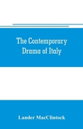 Cover: The contemporary drama of Italy - ALPHA EDITION