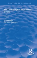 Cover: The Love Songs of the Carmina Burana - Routledge