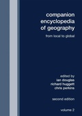 Cover: Companion Encyclopedia of Geography - Routledge