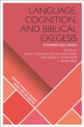 Cover: Language, Cognition, and Biblical Exegesis - Bloomsbury Academic