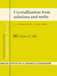 Abbildung von: Crystallization from solutions and melts - Springer