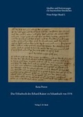 Cover: Das Urbarbuch des Erhard Rainer zu Schambach von 1376 - C.H.BECK