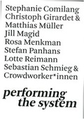 Cover: performing the system - Universit&auml;tsverlag Hildesheim