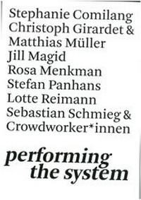 Enlarge image Cover: performing the system - Universitätsverlag Hildesheim