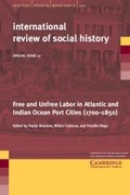 Cover: Free and Unfree Labor in Atlantic and Indian Ocean Port Cities (1700-1850) - Cambridge University Press