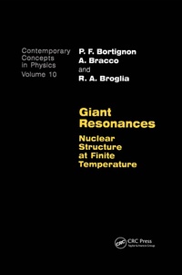 Abbildung von: Giant Resonances - CRC Press