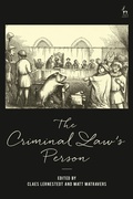 Cover: The Criminal Law's Person - Hart Publishing