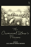 Cover: The Criminal Law's Person - Hart Publishing