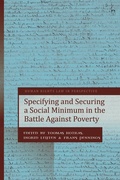 Cover: Specifying and Securing a Social Minimum in the Battle Against Poverty - Hart Publishing