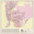 Cover: City of Women New York City Subway Wall Map (20 x 20 Inches) (10-pack) - Haymarket Books