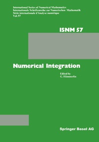 Enlarge image Cover: Numerical Integration - Birkhäuser
