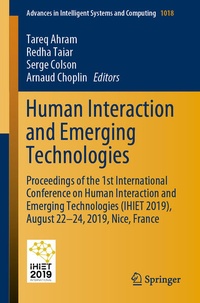 Enlarge image Cover: Human Interaction and Emerging Technologies - Springer