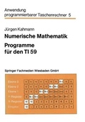 Cover: Numerische Mathematik - Vieweg+Teubner Verlag