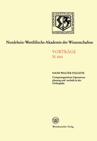 Abbildung von: Computergestützte Operationsplanung und -technik in der Orthopädie mit CT-abgeleiteten individuellen Bearbeitungsschablonen - VS Verlag für Sozialwissenschaften