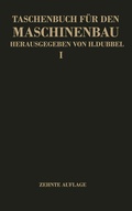 Cover: Taschenbuch f&uuml;r den Maschinenbau - Springer