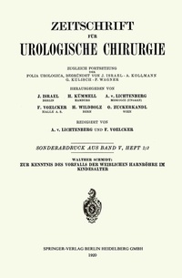 Abbildung von: Zur Kenntnis des Vorfalls der weiblichen Harnröhre im Kindesalter - Springer