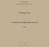 Abbildung von: Der jährliche Gang der Windgeschwindigkeit auf der Erde - Springer