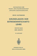 Cover: Grundlagen der Betriebswirtschaftslehre - Springer