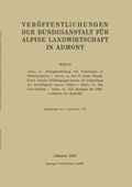 Abbildung von: Veröffentlichungen der Bundesanstalt für alpine Landwirtschaft in Admont 9 - Springer