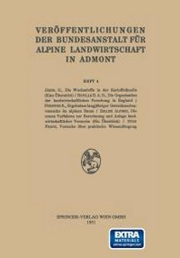 Abbildung von: Veröffentlichungen der Bundesanstalt für alpine Landwirtschaft in Admont 4 - Springer
