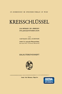 Abbildung von: Kreisschlüssel zum Bestimmen der heimischen Pflanzenfamilien - Springer