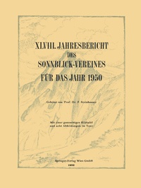 Abbildung von: XLVIII. Jahresbericht des Sonnblick-Vereines für Das Jahr 1950 - Springer