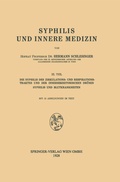 Cover: Syphilis und Innere Medizin - Springer