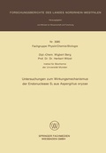 Abbildung von: Untersuchungen zum Wirkungsmechanismus der Endonuclease S1 aus Aspergillus oryzae - VS Verlag für Sozialwissenschaften