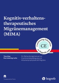 Abbildung von: Kognitiv-verhaltenstherapeutisches Migränemanagement (MIMA) - Hogrefe