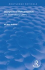 Cover: The Three Literary Letters - Routledge