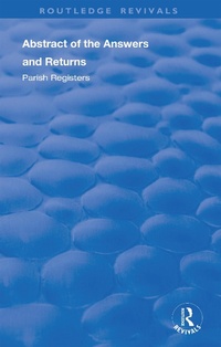 Enlarge image Cover: Census Reports: 1801 - Routledge