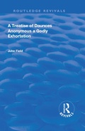 Cover: A Treatise of Daunces and A Godly Exhortation - Routledge