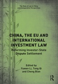Cover: China, the EU and International Investment Law - Routledge