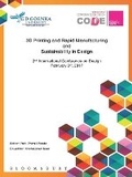 Cover: 3D Printing and Rapid Manufacturing and Sustainability in Design - Bloomsbury Publishing India Pvt Ltd