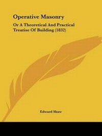 Enlarge image Cover: Operative Masonry - Kessinger Publishing Co
