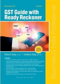 Enlarge image Cover: GST Guide with Ready Reckoner, 3e (Two Vol Set) - Bloomsbury Publishing India Pvt Ltd