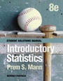 Cover: Student Solutions Manual to accompany Introductory Statistics, 8e - Wiley