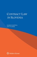 Cover: Contract Law in Slovenia - Wolters Kluwer