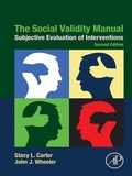 Cover: The Social Validity Manual - Academic Press