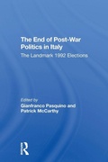 Cover: The End Of Post-War Politics In Italy - Routledge