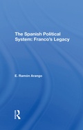 Cover: The Spanish Political System - Routledge