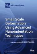 Cover: Small Scale Deformation using Advanced Nanoindentation Techniques - MDPI