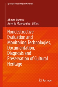 Abbildung von: Nondestructive Evaluation and Monitoring Technologies, Documentation, Diagnosis and Preservation of Cultural Heritage - Springer